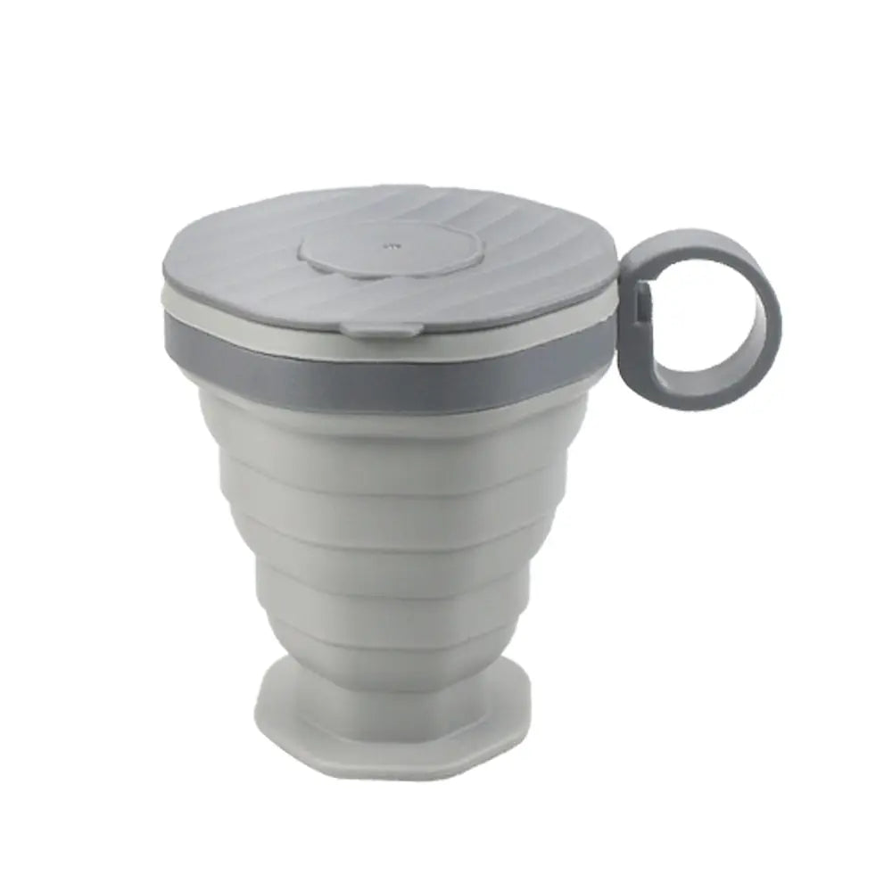 Collapsible Travel Coffee Cup – Portable Folding Silicone Mug for Daily Use
