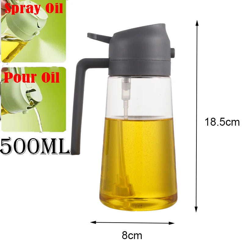 Oil Spray Bottle for Cooking – Refillable Olive Oil Sprayer