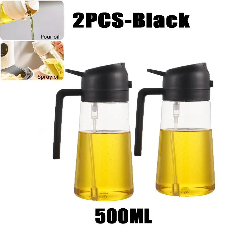 Oil Spray Bottle for Cooking – Refillable Olive Oil Sprayer