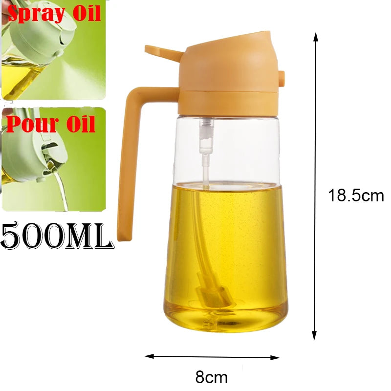 Oil Spray Bottle for Cooking – Refillable Olive Oil Sprayer