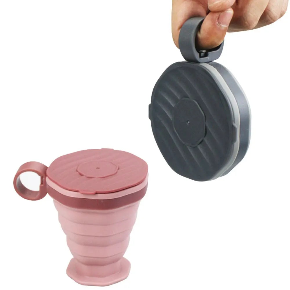 Collapsible Travel Coffee Cup – Portable Folding Silicone Mug for Daily Use